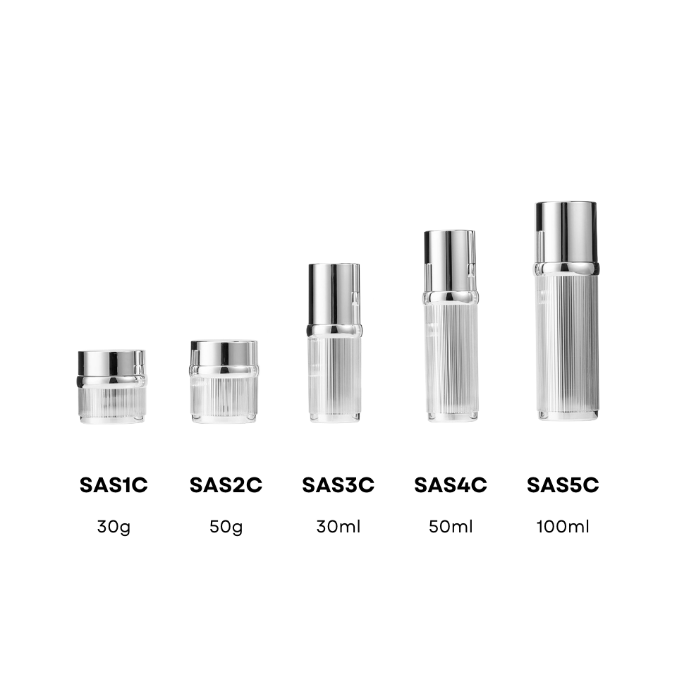 ボトル(銀) | 銀ポンプ・エアレス | 30mL 50mL 100mL
